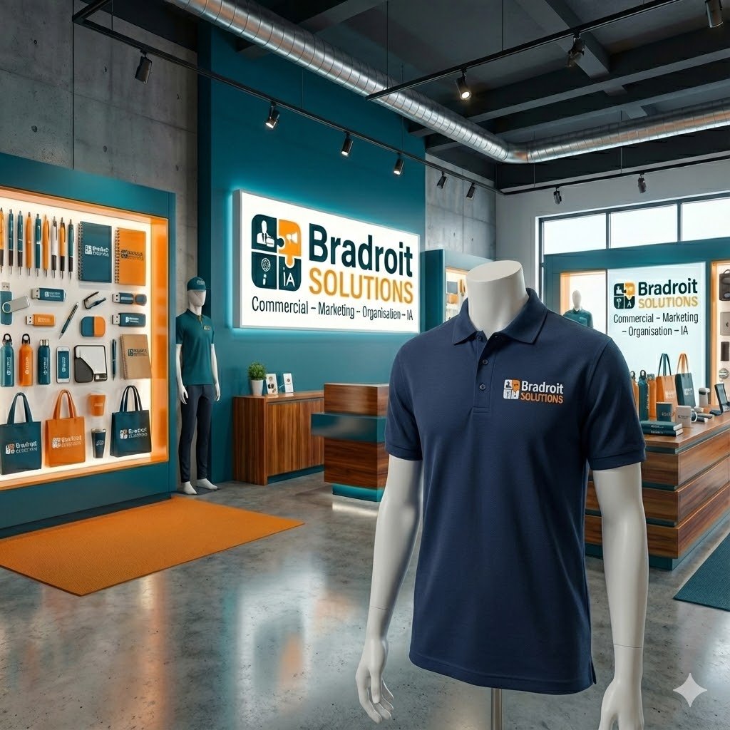 Agent IA BradBot Objets Publicitaires